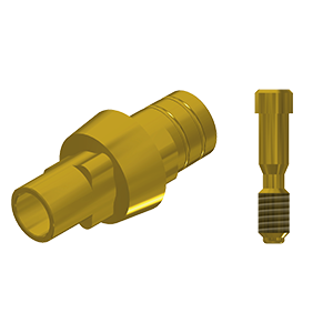ZZ BASE NB-R-PCTBH-L20-G 4.3 (Paral Ti-Base Hex & Scr Gold)