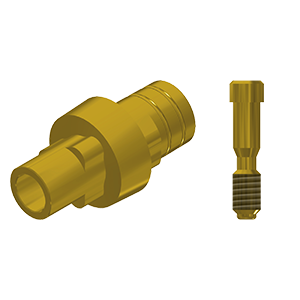ZZ BASE NB-R-PCTBH-L20-G 5.0 (Paral Ti-Base Hex & Scr Gold)