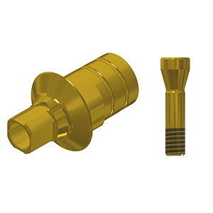 ZZ BASE ST-BL-PCTBH-G SC Gold (Par. TiBase Hex & Screw)