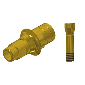 ZZ BASE ST-BL-PCTBH-G RC 4.1 Gold (Par. TiBase Hex & Screw)