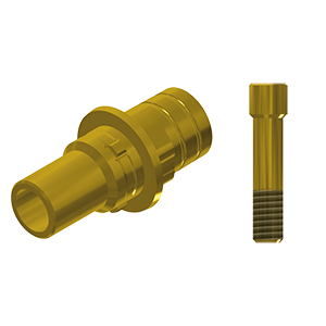 ZZ BASE C-J-PCTBH-G 5.0 (Paral Ti-Base Hex & Scr Gold)