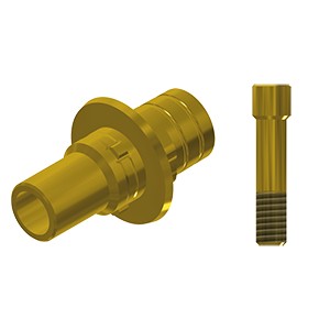 ZZ BASE C-J-PCTBH-G 6.0 (Paral Ti-Base Hex & Scr Gold)