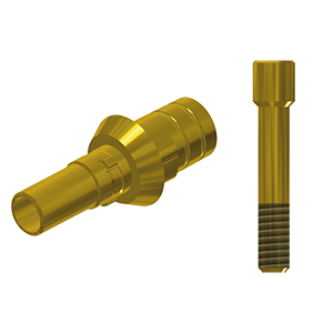 ZZ BASE C-J-PCTBH-L10-G 3.3 (Paral Ti-Base Hex & Scr Gold)