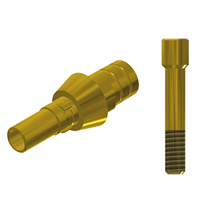 ZZ BASE C-J-PCTBH-L20-G 3.3 (Paral Ti-Base Hex & Scr Gold)