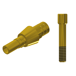ZZ BASE C-J-PCTBH-L30-G 3.3 (Paral Ti-Base Hex & Scr Gold)