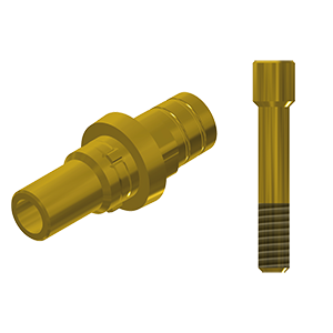 ZZ BASE C-J-PCTBH-L10-G 4.3 (Paral Ti-Base Hex & Scr Gold)