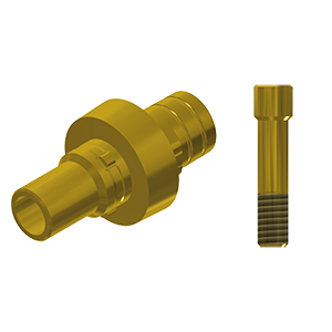 ZZ BASE C-J-PCTBH-L20-G 6.0 (Paral Ti-Base Hex & Scr Gold)