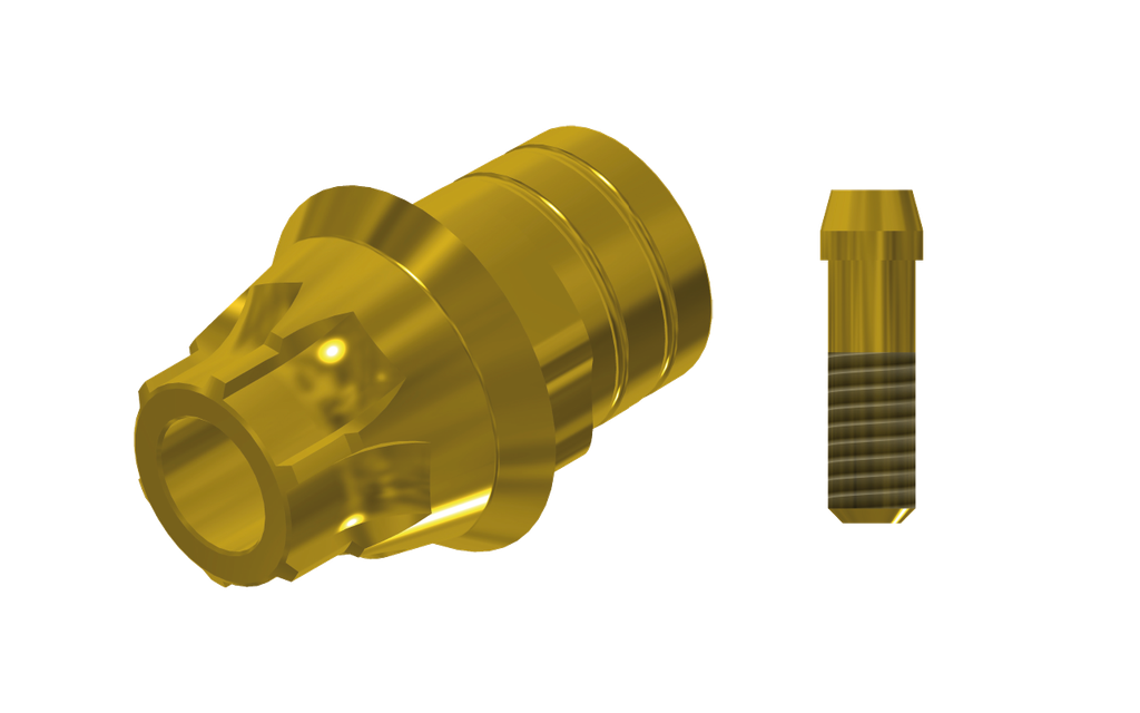 ZZ BASE AS-EV-PCTBH-G 5.4 (Paral Ti-Base Hex & Scr Gold)