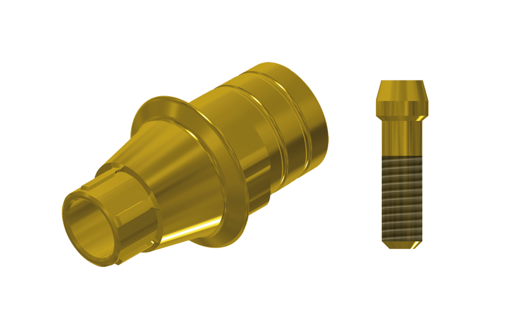 ZZ BASE AS-EV-PCTBH-G P4.2 (Paral Ti-Base Hex & Scr Gold)