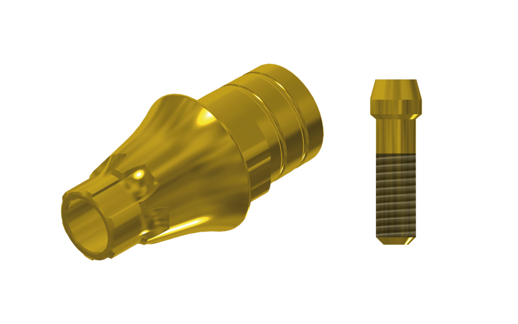 ZZ BASE AS-EV-PCTBH-L20-G 4.2 (Paral Ti-Base Hex & Scr Gold)