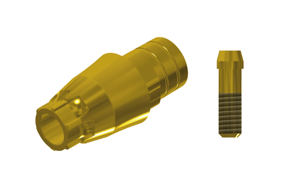 ZZ BASE AS-EV-PCTBH-L30-G 4.8 (Paral Ti-Base Hex & Scr Gold)
