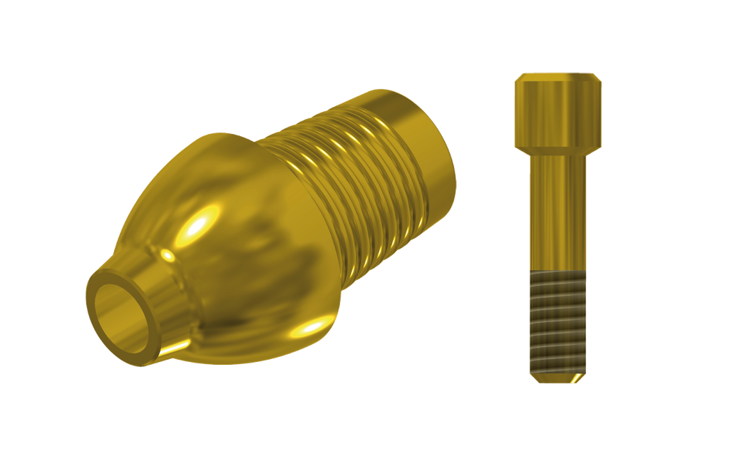 ZZ AS-OS-CCTB-L30-G 3.0 (Con Ti-Base Non-Hex & Scr Gold)