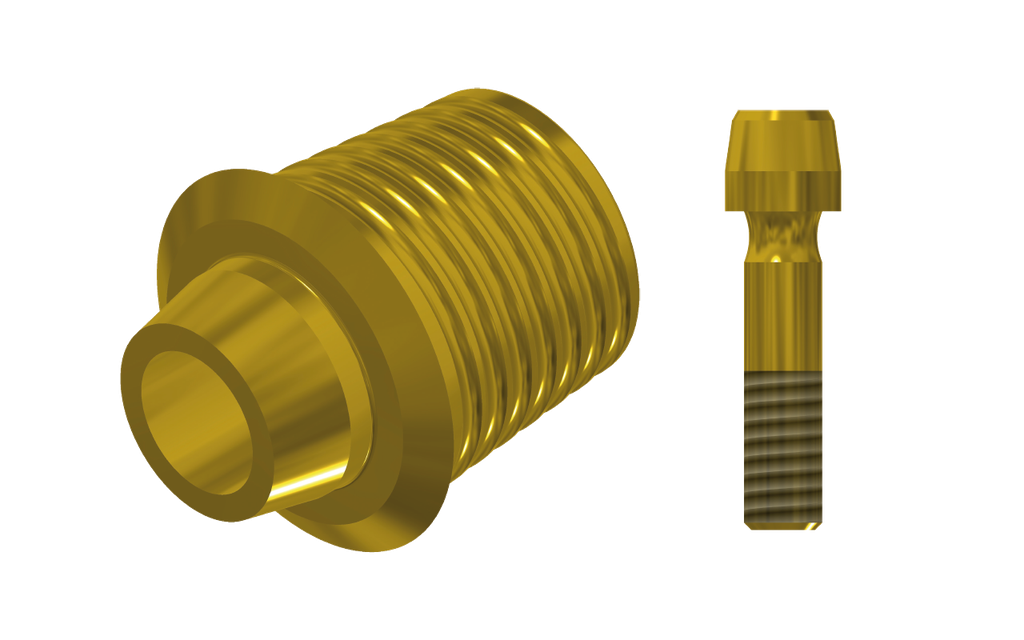 ZZ AS-OS-CCTB-G 3.5/4.0 (Con Ti-Base Non-Hex & Scr Gold)