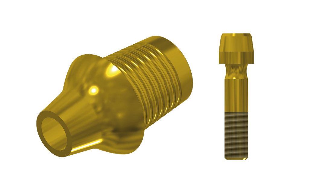 ZZ AS-OS-CCTB-L20-G 3.5/4.0 (Con Ti-Base Non-Hex & Scr Gold)