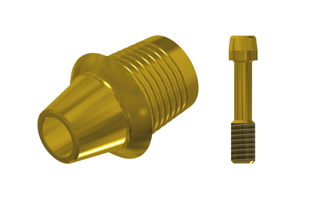 ZZ AS-OS-CCTB-L10-G 4.5/5.0 (Con Ti-Base Non-Hex & Scr Gold)