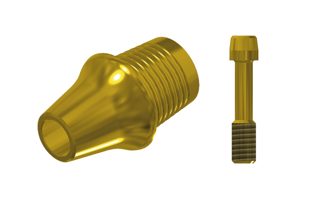 ZZ AS-OS-CCTB-L20-G 4.5/5.0 (Con Ti-Base Non-Hex & Scr Gold)