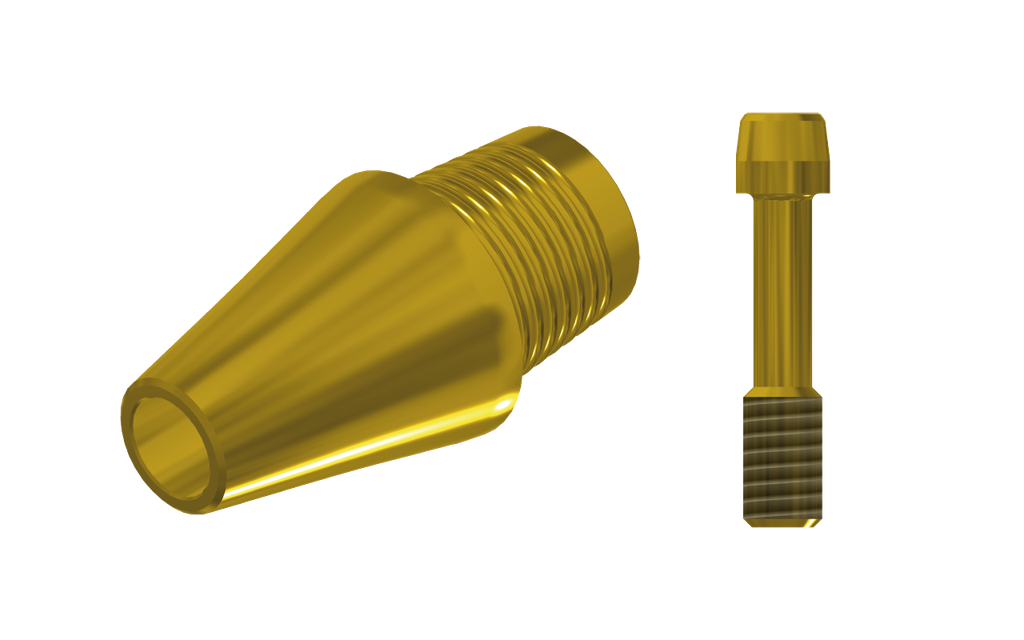 ZZ AS-OS-CCTB-L40-G 4.5/5.0 (Con Ti-Base Non-Hex & Scr Gold)