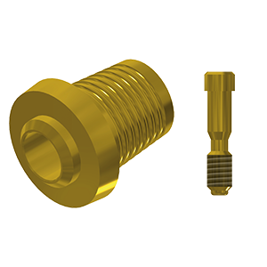 ZZ BASE NB-R-CCTB-L10-G 5.0 (Con Ti-Base Non-Hex & Scr Gold)