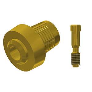 ZZ BASE NB-R-CCTB-L20-G 6.0 (Con Ti-Base Non-Hex & Scr Gold)