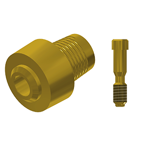 ZZ BASE NB-R-CCTB-L30-G 6.0 (Con Ti-Base Non-Hex & Scr Gold)