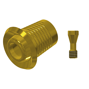 ZZ BASE ST-SO-CCTB-RN 4.8 Gold (Con. Ti-Base Non-Hex&Screw)