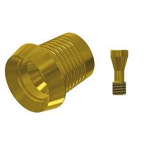 ZZ ST-SO-CCTB-G RN4.8 (Non-Hex Ti-Base SynOcta Adapter Gold)