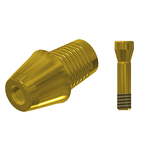 ZZ BASE DO-B-CCTB-L30-G RC (Con. Ti-Base Non-Hex & Scr Gold)