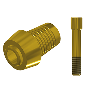 ZZ BASE C-J-CCTB-L20-G 3.8 (Con. Ti-Base Non-Hex & Scr Gold)