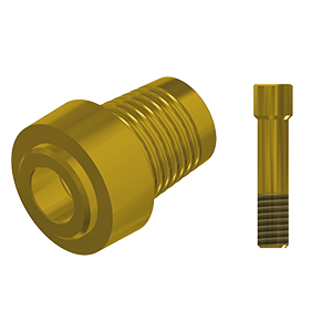 ZZ BASE C-J-CCTB-L20-G 5.0 (Con. Ti-Base Non-Hex & Scr Gold)