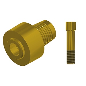 ZZ BASE C-J-CCTB-L30-G 6.0 (Con. Ti-Base Non-Hex & Scr Gold)