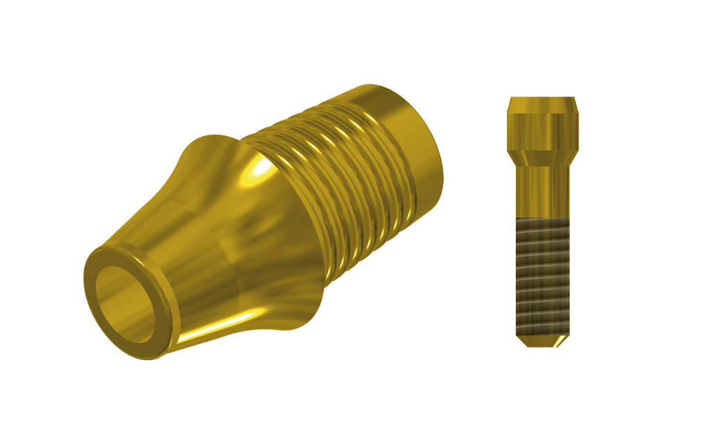 ZZ AS-EV-CCTB-L20-G 3.6 (Con. Ti-Base Non-Hex & Scr Gold)