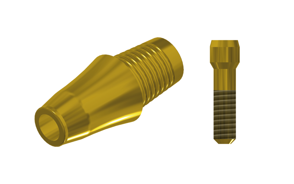 ZZ AS-EV-CCTB-L40-G 3.6 (Con. Ti-Base Non-Hex & Scr Gold)