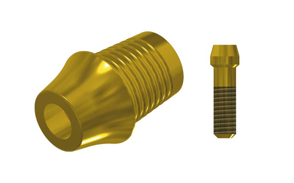 ZZ AS-EV-CCTB-L20-G 4.2 (Con. Ti-Base Non-Hex & Scr Gold)