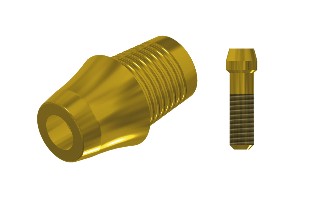 ZZ AS-EV-CCTB-L30-G 4.2 (Con. Ti-Base Non-Hex & Scr Gold)