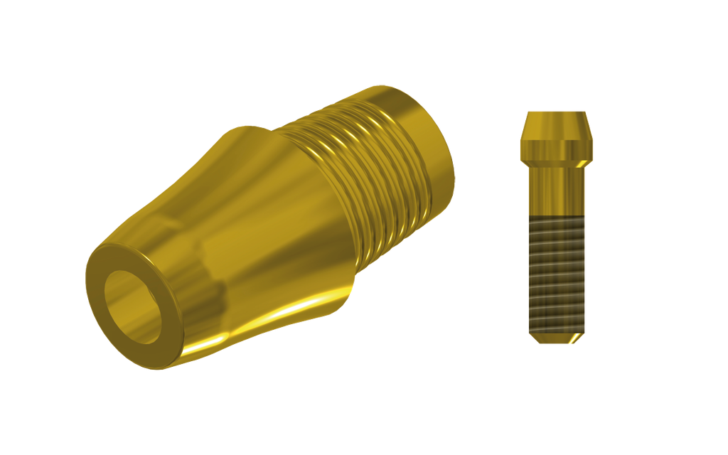 ZZ AS-EV-CCTB-L40-G 4.2 (Con. Ti-Base Non-Hex & Scr Gold)