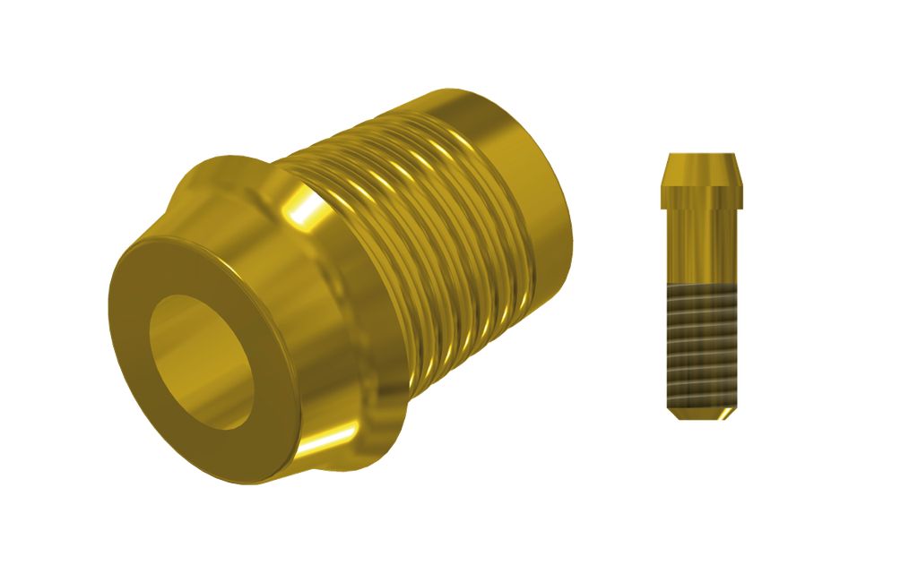 ZZ AS-EV-CCTB-G 4.8 (Con. Ti-Base Non-Hex & Scr Gold)