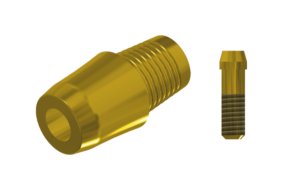 ZZ AS-EV-CCTB-L40-G 4.8 (Con. Ti-Base Non-Hex & Scr Gold)