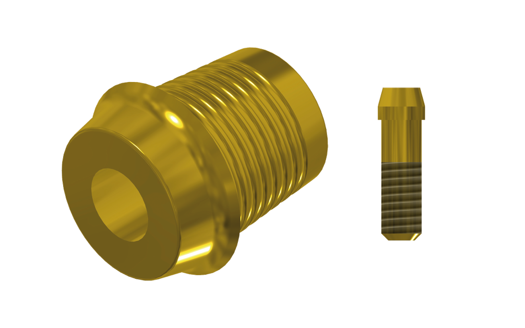 ZZ AS-EV-CCTB-G 5.4 (Con. Ti-Base Non-Hex & Scr Gold)