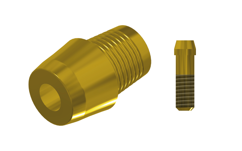 ZZ AS-EV-CCTB-L30-G 5.4 (Con. Ti-Base Non-Hex & Scr Gold)