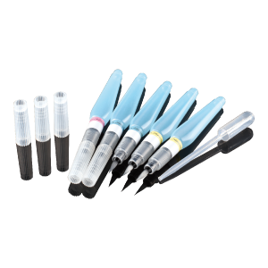 Colour Liquid Prettau® Aquarell Pen Brush Medium à 5 stuks