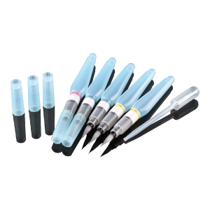Colour Liquid Prettau® Aquarell Pen Brush Thick à 5 stuks
