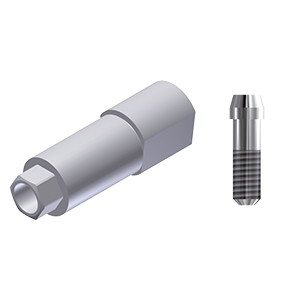 ZZ BASE ID-LEG-WSM-WHITE 3.5 (White Scanmarker & Screw)