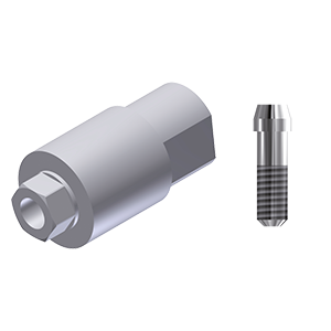 ZZ BASE ID-LEG-WSM-WHITE 5.7 (White Scanmarker & Screw)