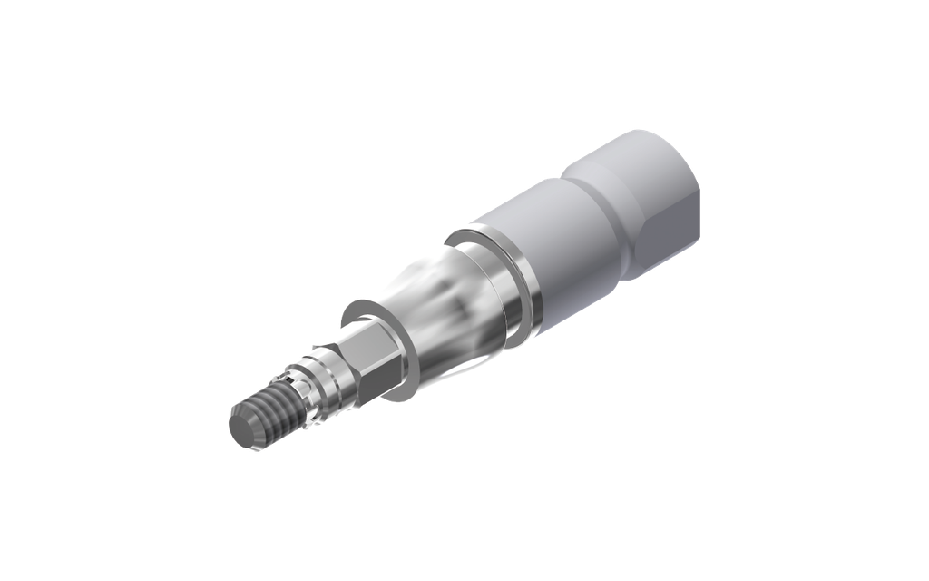 ZZ BASE B-C WMSM-L12 3.4 (White Metal Scanmarker & Screw)