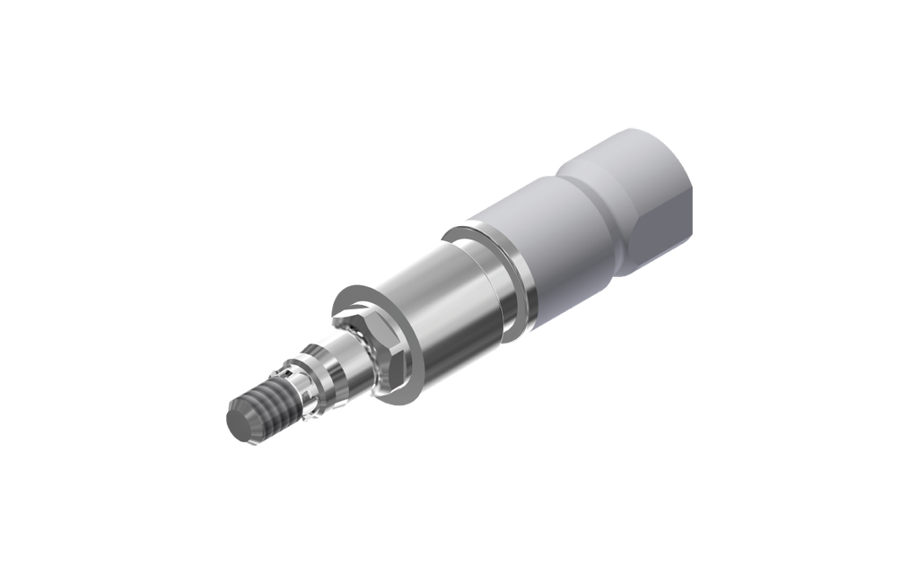 ZZ BASE B-C WMSM-L12 5.0 (White Metal Scanmarker & Screw)