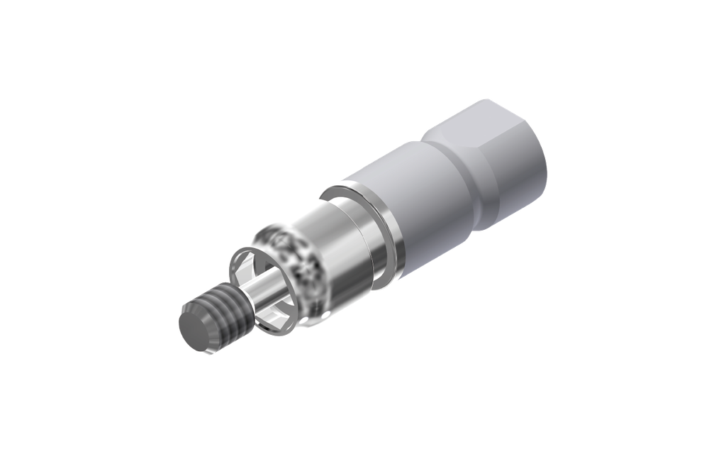 ZZ BASE B-O-WMSM-L12 3.4 (White Metal Scanmarker & Screw)