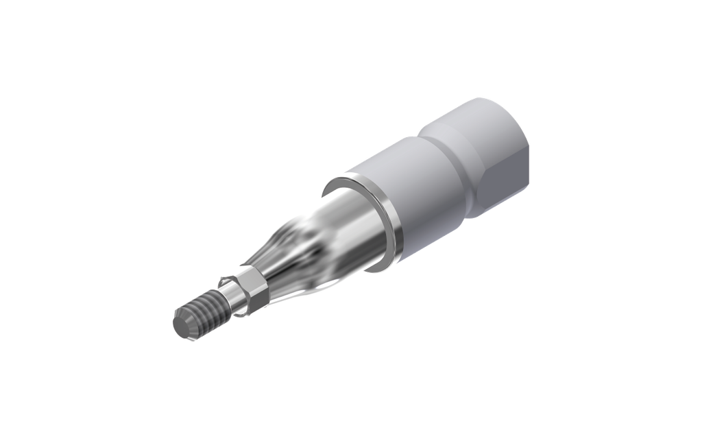 ZZ BASE ME-M-WMSM-L12 3.0-3.25(White Metal Scanmarker&screw)