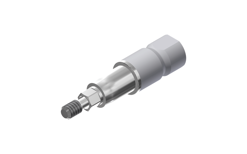 ZZ BASE ID-LEG-WMSM 3.0 L12 (White Metal Scanmarker & Screw)