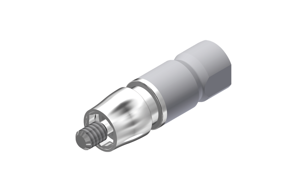 ZZ BASE BE-MI-WMSM L12 2.7-3.1(White Metal Scanmarker&Screw)