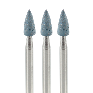 Zirconia polisher flame blue, 3.3mm/7mm/2.35mm, a 3st.